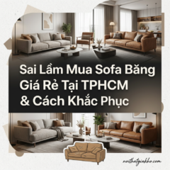 Sai Lầm Mua Sofa Băng Giá Rẻ Tại TPHCM & Cách Khắc Phục