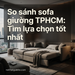 So sánh sofa giường TPHCM: Tìm lựa chọn tốt nhất