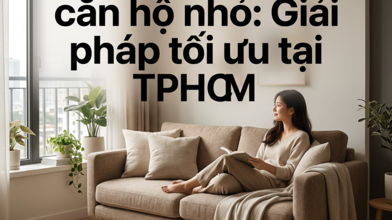 Sofa băng cho căn hộ nhỏ: Giải pháp tối ưu tại TPHCM
