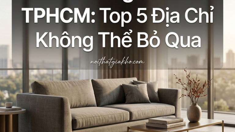 Sofa Băng Giá Rẻ TPHCM: Top 5 Địa Chỉ Không Thể Bỏ Qua