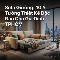 Sofa Giường: 10 Ý Tưởng Thiết Kế Độc Đáo Cho Gia Đình TPHCM