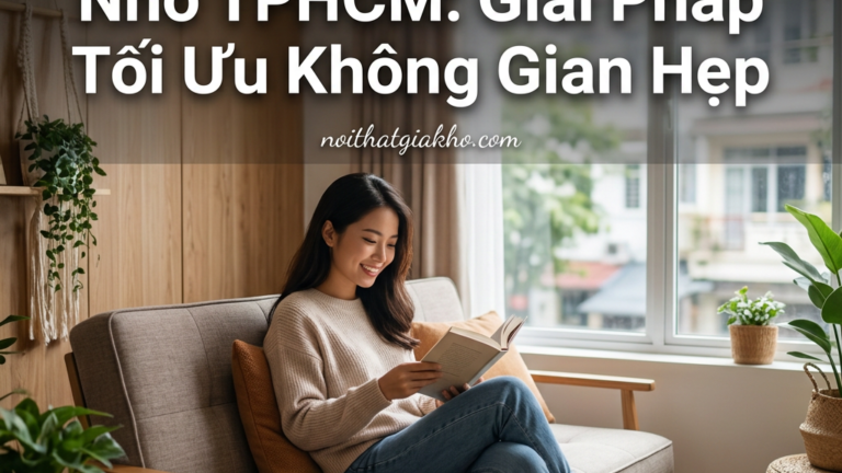 Sofa Giường Cho Nhà Nhỏ TPHCM: Giải Pháp Tối Ưu Không Gian Hẹp