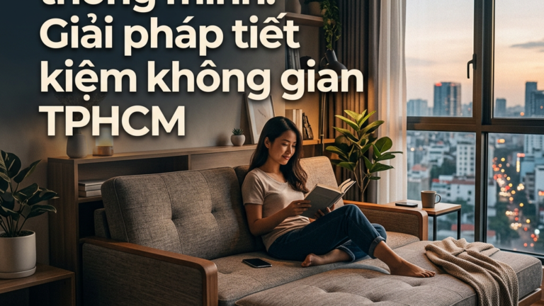 Sofa giường thông minh: Giải pháp tiết kiệm không gian TPHCM