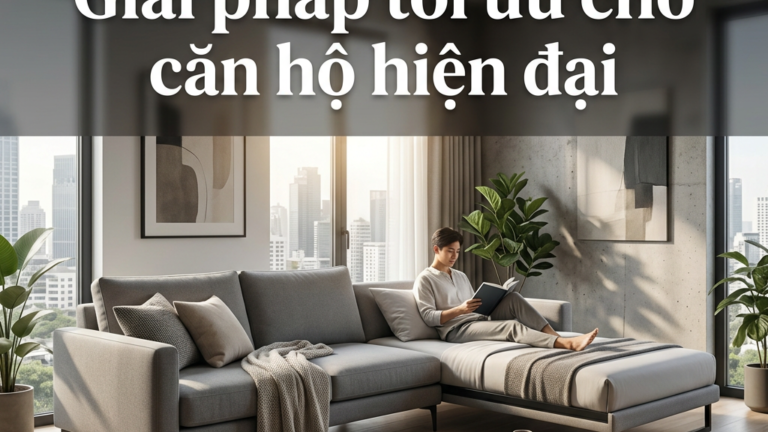 Sofa giường TPHCM: Giải pháp tối ưu cho căn hộ hiện đại