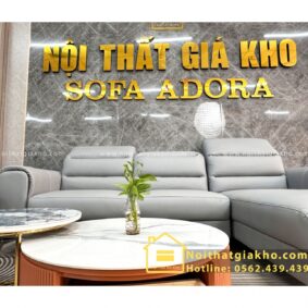 Sofa góc L Adora XA05 da chống trầy