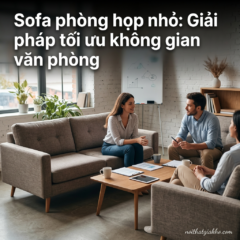 Sofa phòng họp nhỏ: Giải pháp tối ưu không gian văn phòng