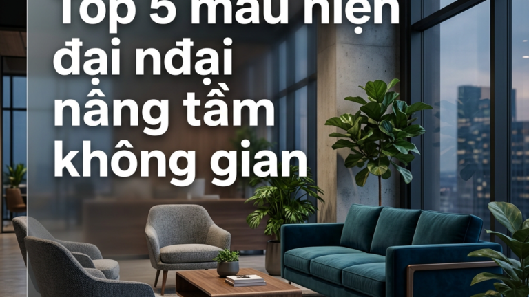 Sofa văn phòng: Top 5 mẫu hiện đại nâng tầm không gian