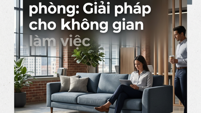 Sofa văng văn phòng: Giải pháp tối ưu cho không gian làm việc