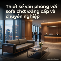 Thiết kế văn phòng với sofa chờ: Đẳng cấp và chuyên nghiệp