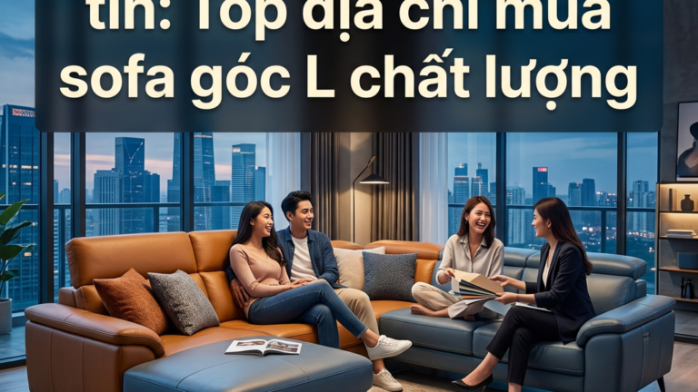 Thương hiệu sofa uy tín: Top địa chỉ mua sofa góc L chất lượng