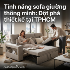 Tính năng sofa giường thông minh: Đột phá thiết kế tại TPHCM