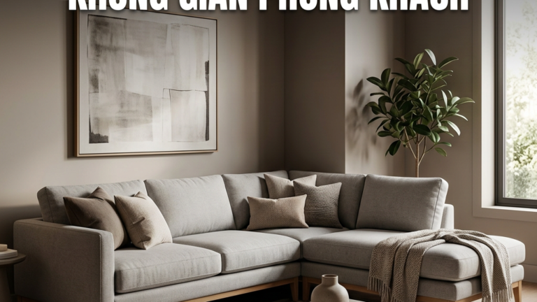 Vị trí đặt sofa góc L tối ưu không gian phòng khách